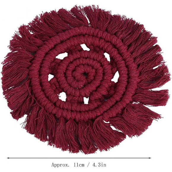 Handmade Woven Placemat Coaster - Picture 6 of 6